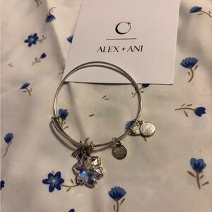 Alex and Ani Snowflake Charm Bangle